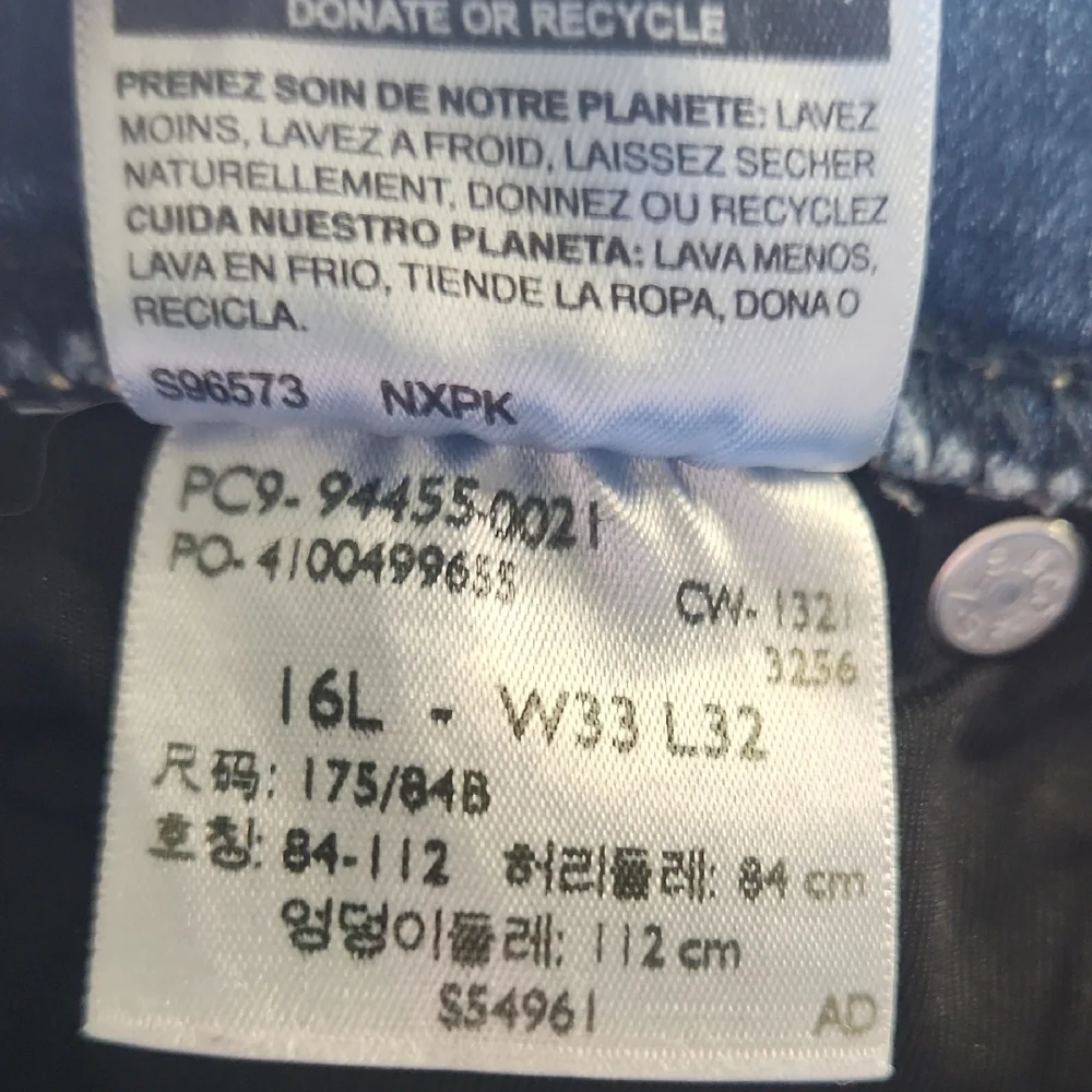 Signature by Levi Strauss Women's Skinny Jeans - Medium Blue Pull On 16TALL - Picture 3 of 6